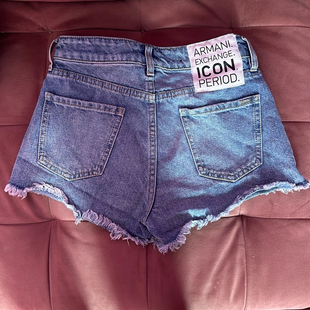 Armani exchange shorty short denim shorts